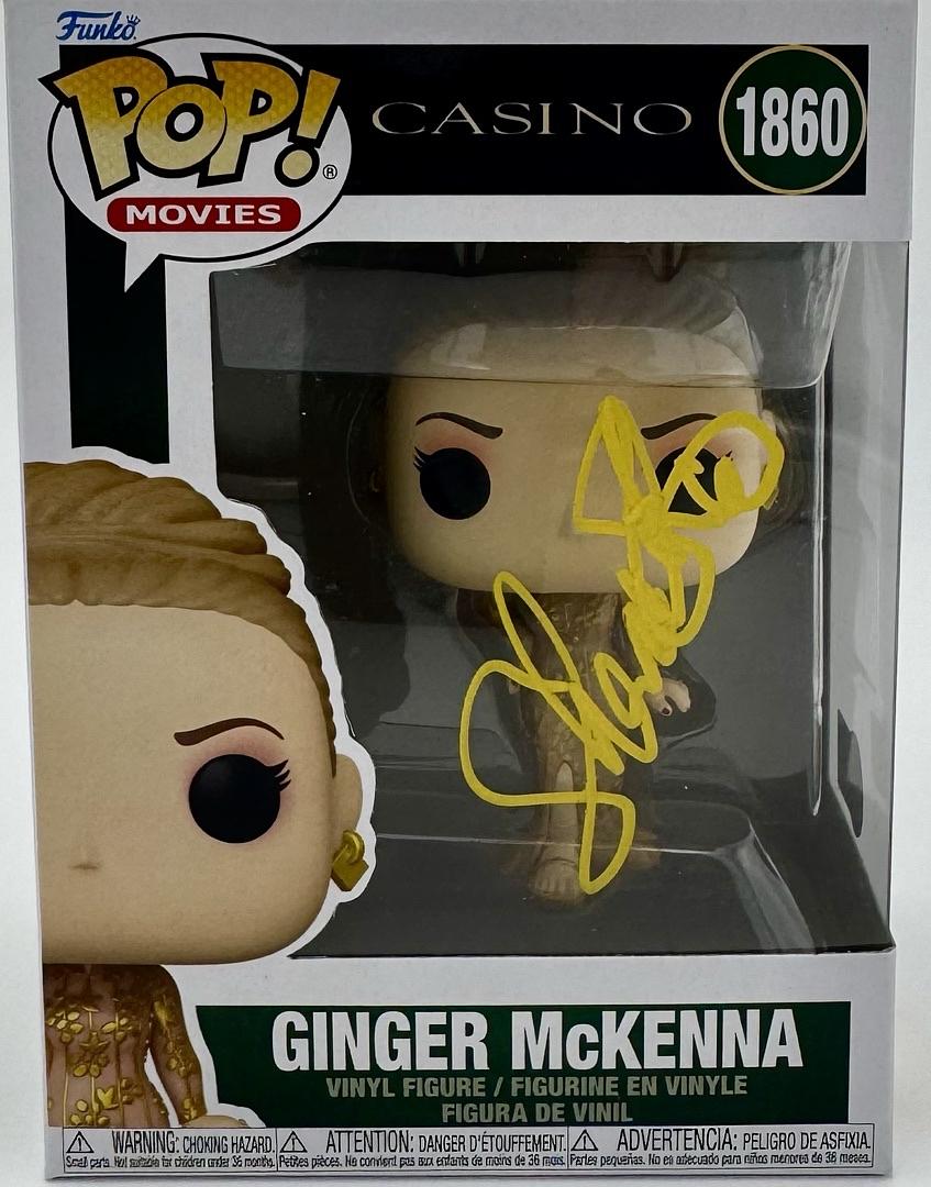Sharon Stone signed "Ginger McKenna" Funko #1860 (Casino) - Beckett COA